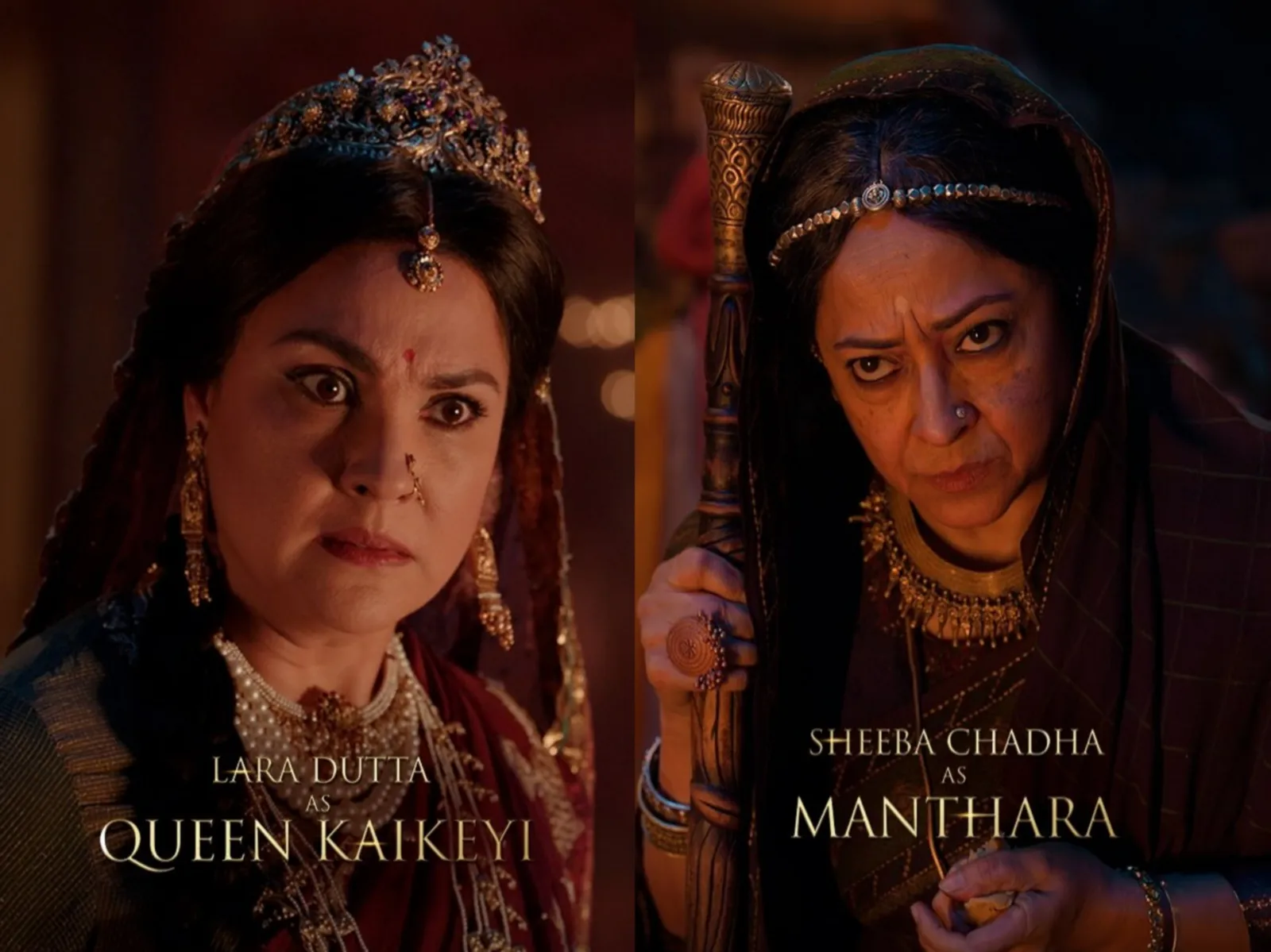 ‘Ramayana’: Lara Dutta as Kaikeyi, Sheeba Chadha as Manthara unveiled in new posters

