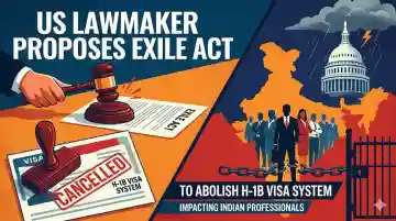US Lawmaker Proposes EXILE Act to Abolish H-1B Visa System Impacting Indian Professionals