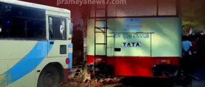 Brake failure on police bus in Rayagada narrowly avoids major accident