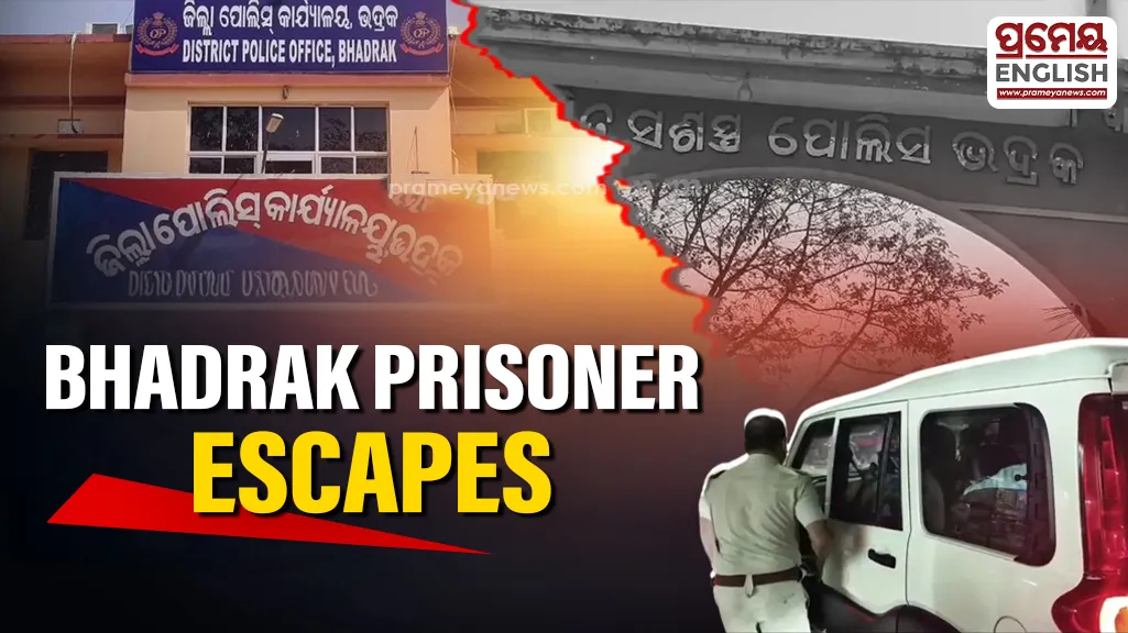 Bhadrak police on alert after prisoner flees barrack