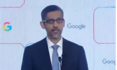 "India's AI Future Looks Bright, Says Google CEO Sundar Pichai"