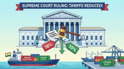 US Supreme Court overturns Trump global tariffs reducing Indian import duties to 10 percent