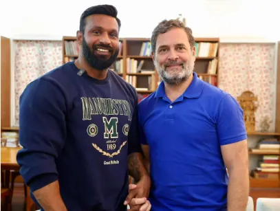 Rahul Gandhi Meets Gym Trainer Deepak, Who Defended Kotdwar Shop Owner Amid Controversy