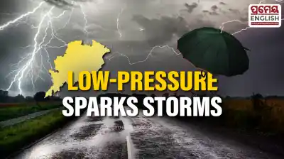 Low-Pressure area over BoB intensifies; Thunderstorms likely in 15 Odisha districts