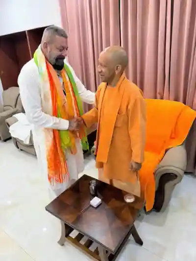 Sanjay Dutt shares pictures from his meeting with CM Yogi Adityanath