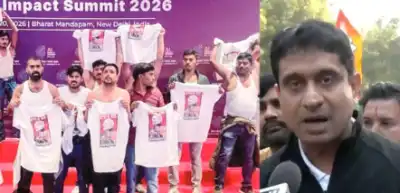 Delhi Police Arrest 8 Youth Congress Workers Over 'Shirtless' Protest at AI Summit