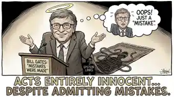 Bill gates acts entirely innocent about the Bill Gates Epstein links despite admitting his mistakes
