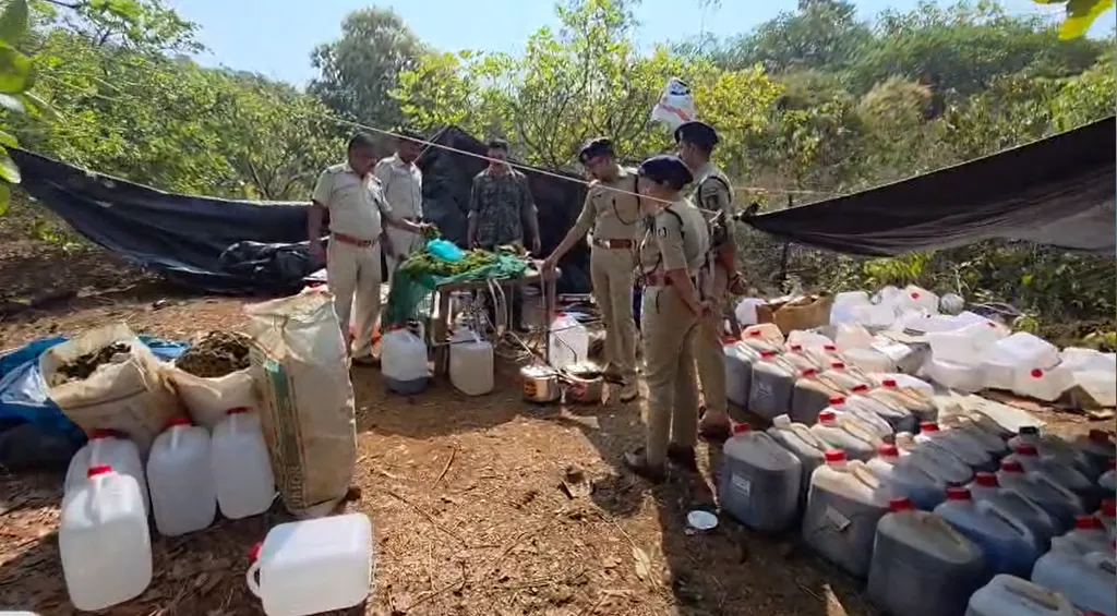 Koraput Police seize cannabis oil worth Rs200 Crore, Arrest four