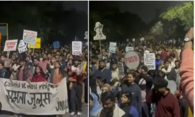 JNUSU announces second March amidst arrests of over 50 students following protest against VC