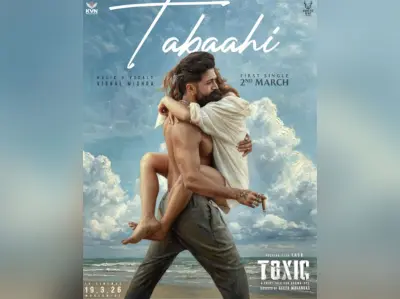 Toxic: Poster of first single 'Tabaahi' out; Kiara, Yash express excitement