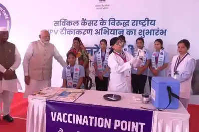 PM Modi rolls out massive HPV vaccination drive to protect young girls from cervical cancer