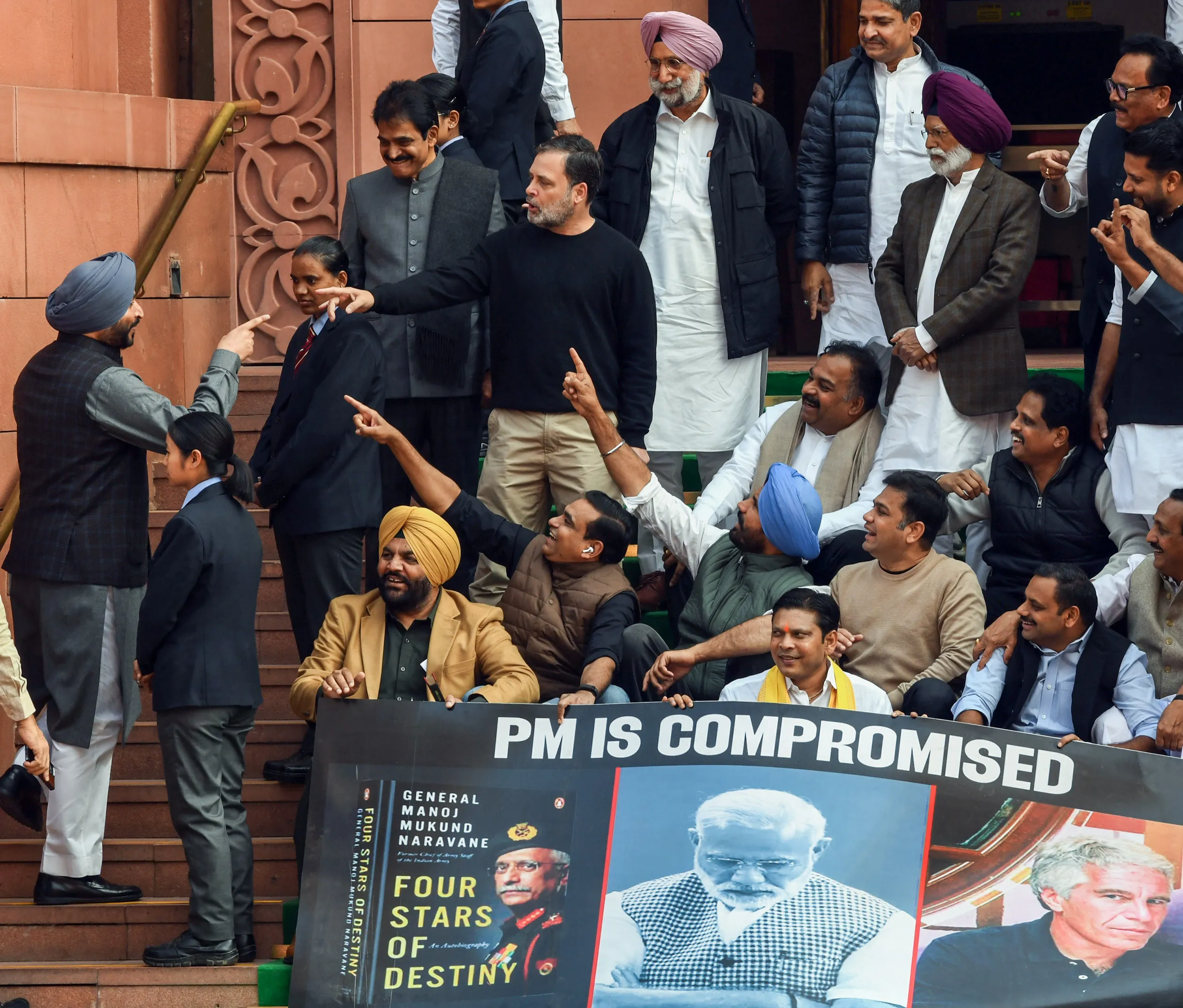 Rahul Gandhi-Ravneet Bittu spar outside parliament, exchange "Traitor" vs "Desh Ke Dushman" jibes