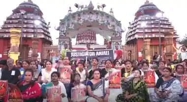 Kinnar Mahasangh holds candle protest march in Bhubaneswar demanding justice for Anjali