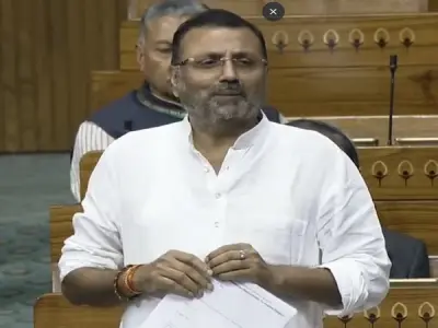 "Rahul Gandhi is urban naxalite": BJP MP Nishikant Dubey slams Congress for ruckus in Lok Sabha