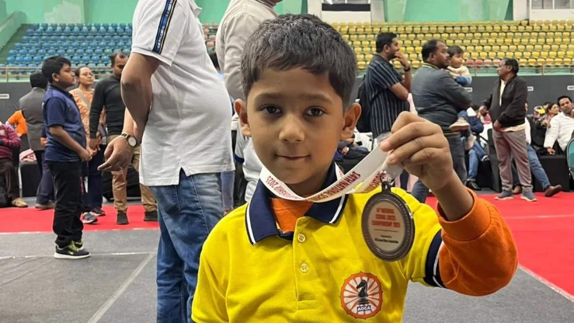 6-Year-Old Chess Prodigy Shocks Rated Players in Bhubaneswar