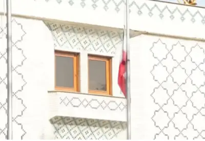 Embassy of Iran in New Delhi lowers flag to half-mast to honour Ayotollah Khamenei after fatal airstrikes in Tehran