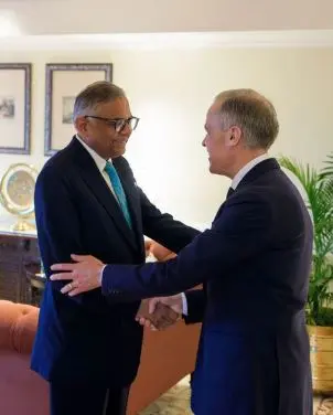 Canada PM Carney, Tata Group Chairman Chandrasekaran discuss potential partnership