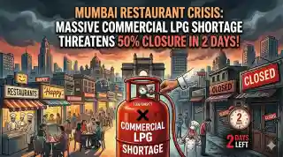 Global fuel crisis triggers severe commercial LPG shortage for the Mumbai hospitality sector