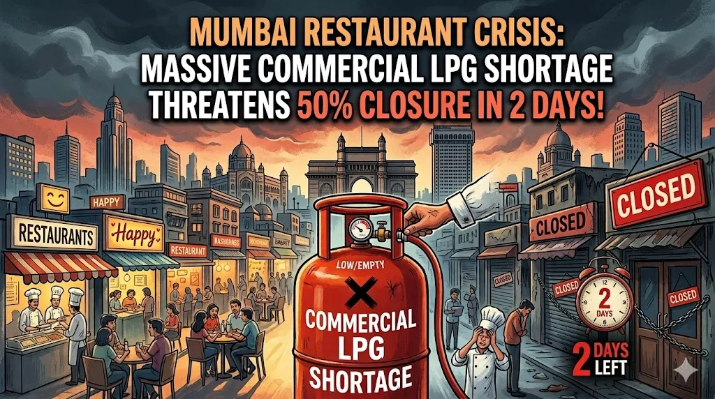 Global fuel crisis triggers severe commercial LPG shortage for the Mumbai hospitality sector