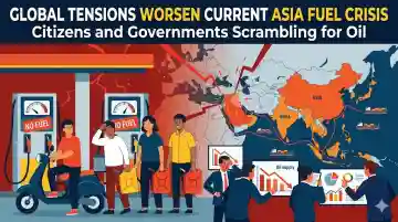 Middle East conflict triggers massive Asia fuel crisis pushing crude oil prices above USD 100