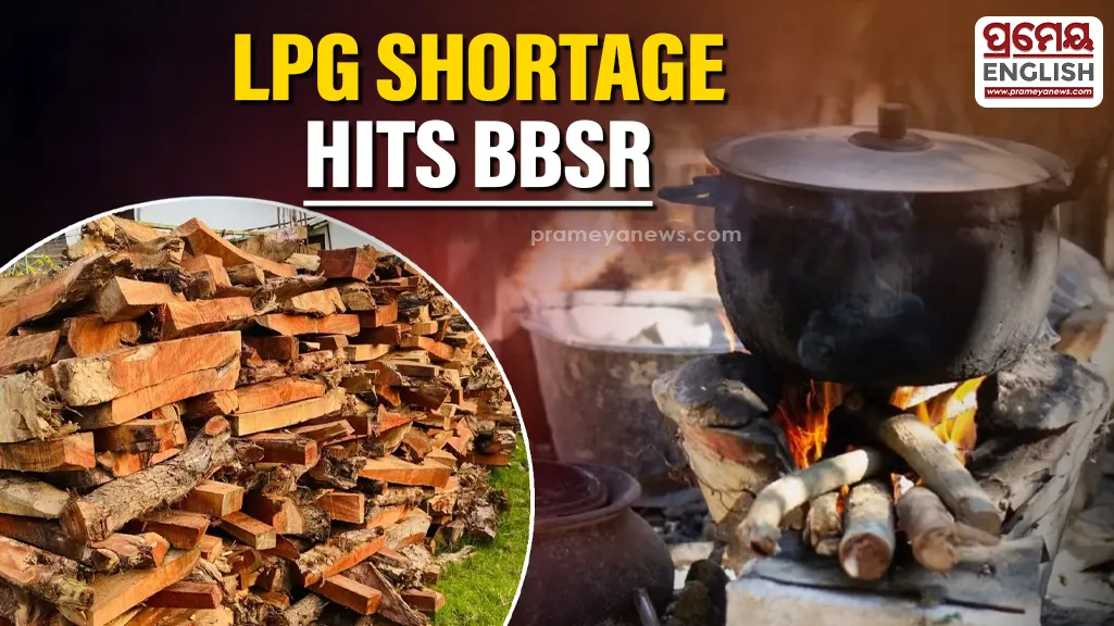 LPG shortage in Bhubaneswar forces residents to resort to firewood amid soaring prices


