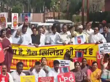 Parliament Budget Session: Opposition continues to protest, alleges LPG shortage