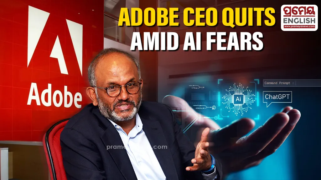 Tech giant Adobe faces leadership shakeup as Shantanu Narayen resigns amid rising AI fears