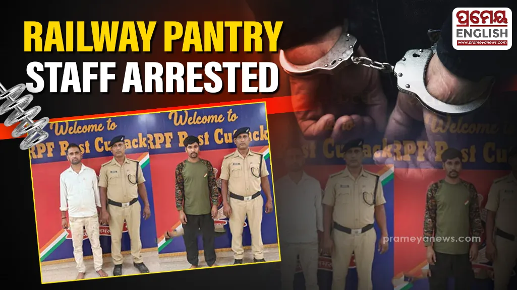 Two pantry car employees were arrested during surprise inspections by railway officers and the Railway Protection Force (RPF) for unauthorized use of electric immersion heaters to prepare tea on long-distance trains, posing serious fire and safety risks.