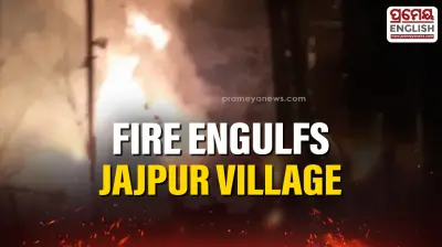 Massive fire breaks out in Jajpur’s village; No casualties reported