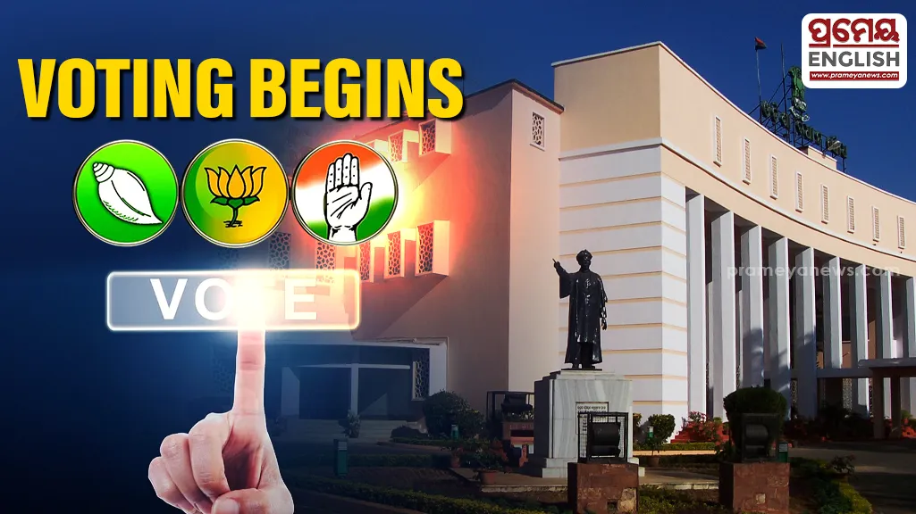Voting begins for crucial Rajya Sabha elections in Odisha as parties fight for fourth seat