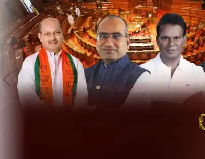 Odisha BJP celebrates its resounding victory in the Rajya Sabha Election