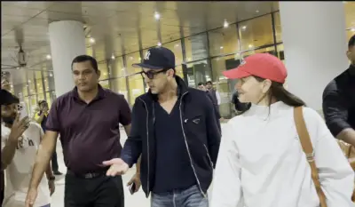 Ranbir Kapoor teases paparazzi at airport, asks "cake nahi laye?" for wife Alia Bhatt