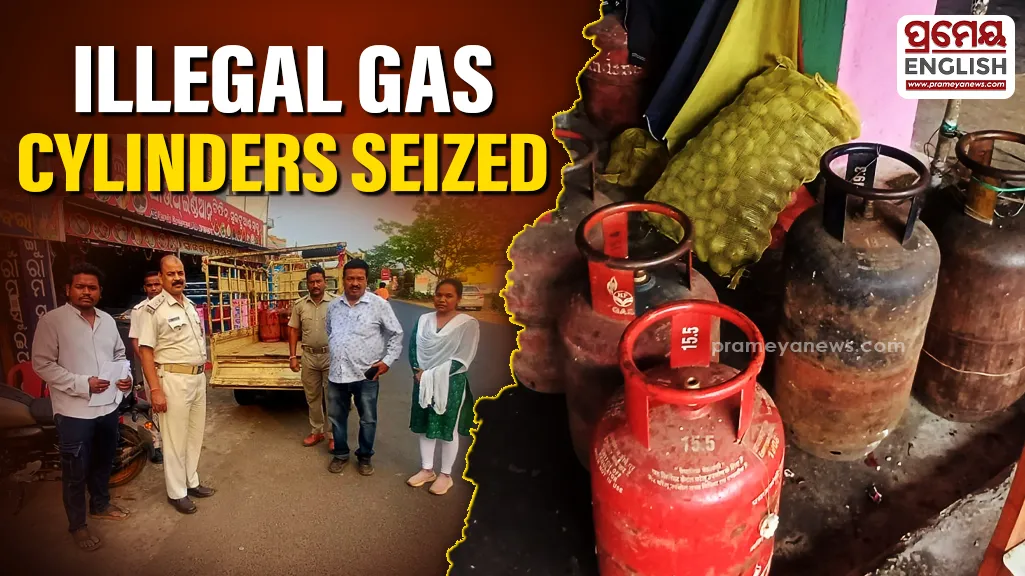 Unauthorized domestic gas cylinders seized in Narsinghpur

