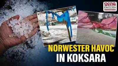 Norwester accompanied by hailstorm wreaks havoc in Kalahandi’s Koksara