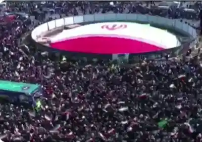 Iran holds funerals for Ali Larijani, Basij Chief Gholamreza Soleimani in Tehran