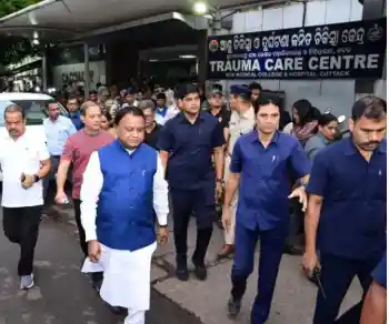Odisha CM Majhi suspends four officers for SCB medical fire tragedy