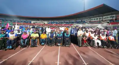 24th National Para Athletics Championship kicks off at Kalinga Stadium