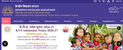 Online registration for KVS admission 2026-27 opens today for Class 1 and Balvatika students