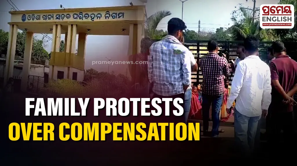 Family of deceased OSRTC driver stages protest over compensation 

