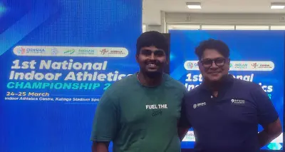 Local athletes Ommkar, Sarun shines in National Indoor meet
