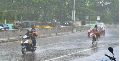 Kalbaisakhi Brings Heavy Rain, Gusty Winds, and Hailstorms to Bhubaneswar