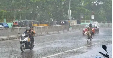 Kalbaisakhi Brings Heavy Rain, Gusty Winds, and Hailstorms to Bhubaneswar