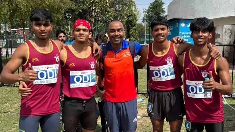 Odisha relay teams won 2 medals in national relay meet