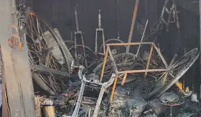 Blaze reduces multiple shops to ashes in Balangir