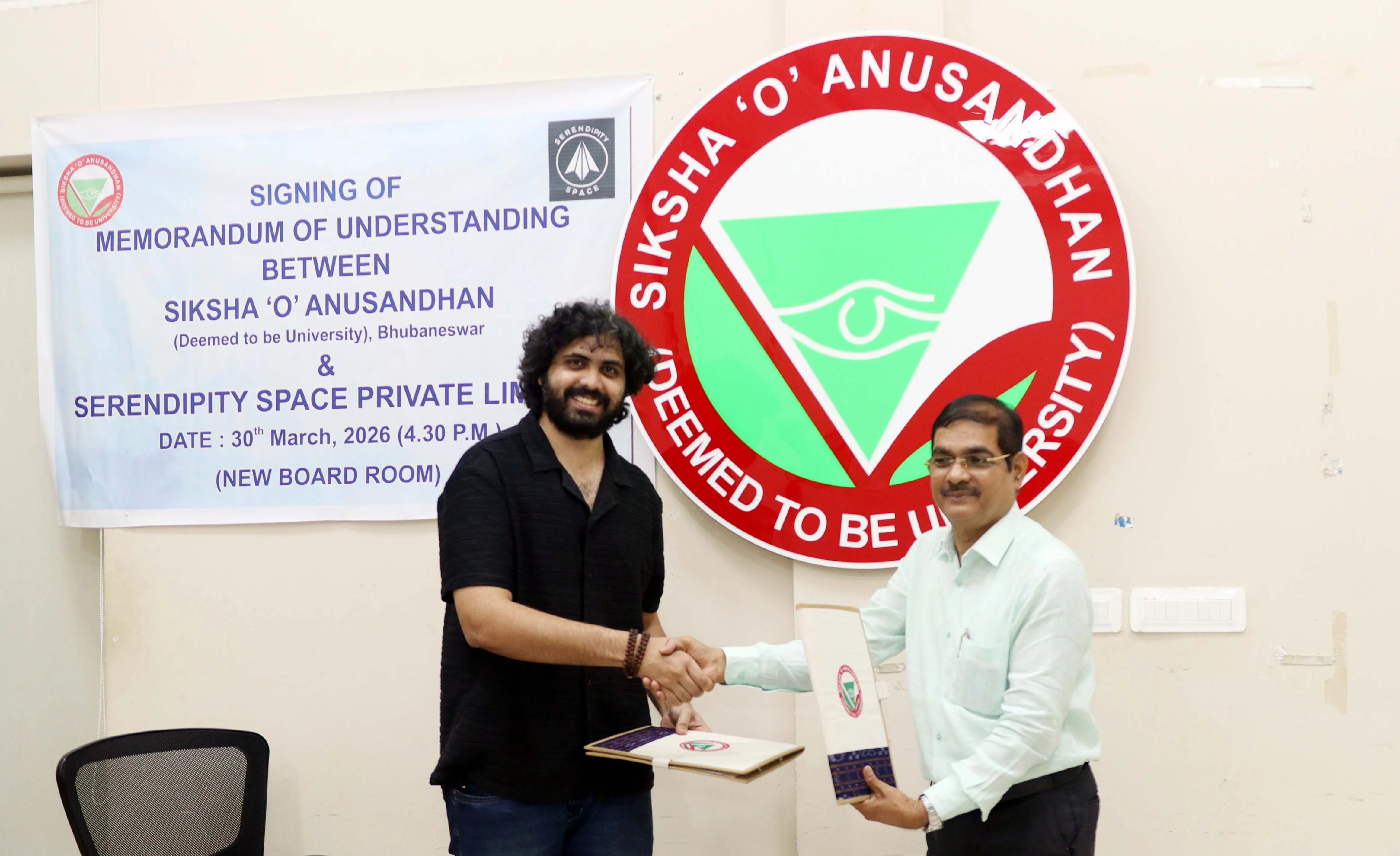 SOA signs MoU with Serendipity Space for joint collaboration in microgravity drug development