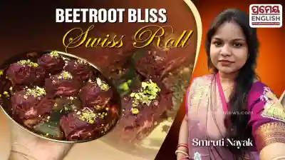 Delicious Beetroot Bliss Royal Swiss Roll to satisfy your sweet cravings today