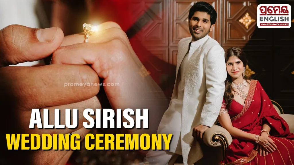 Telugu Actor Allu Sirish marries entrepreneur Nayanika Reddy in grand Hyderabad ceremony

