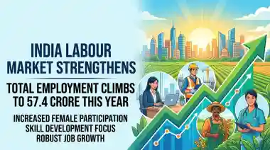 India labour market strengthens as total employment numbers climb to 57.4 crore this year