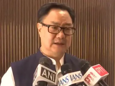 "To satisfy one man's stubbornness": Kiren Rijiju slams Congress over motion against LS Speaker Om Birla