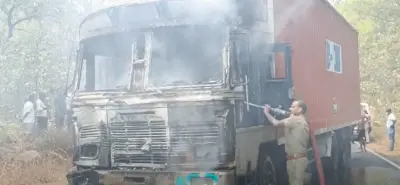 Three Killed as Motorcycle Collides with Container Truck on NH-53 in Sambalpur